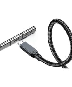 Adaptateur USB-C en cable USB A vers type C 10 Gbit, vue de trois quarts