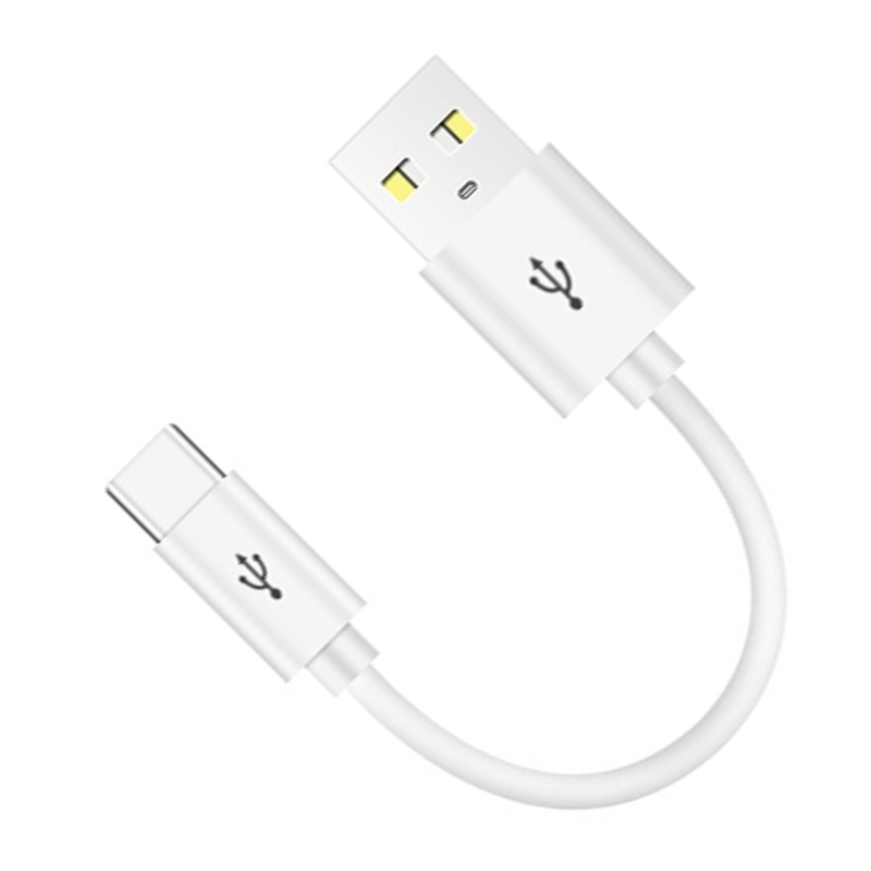 Adaptateur USB-C en cordon court de 10 ou 20 cm Adaptateur USB-C en cordon court de 10 ou 20 cm, vue de face
