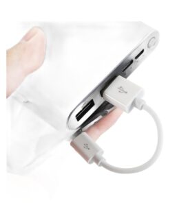 Adaptateur USB-C en cordon court de 10 ou 20 cm, vue arriere