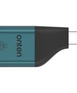 Adaptateur USB C ethernet vers RJ45, deux débits au choix, vue de face