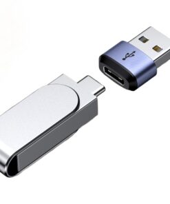 Adaptateur USB-C femelle vers USB A male en lot, vue principale