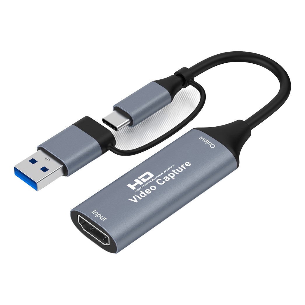 Adaptateur USB c HDMI de capture vidéo, entrée 4K sortie 1080p Adaptateur USB c HDMI de capture vidéo, entrée 4K sortie 1080p, vue principale
