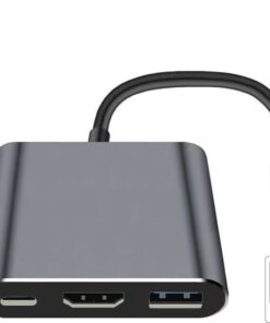 Adaptateur USB-C, hub USB-C 3 en 1 : PD100W, 4K, USB 3.0, detail
