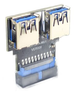 Adaptateur USB C interne pour carte mère, 19 broches vers Type-C, vue principale