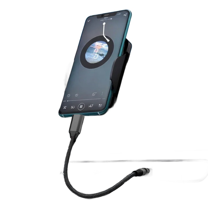 Adaptateur USB C jack 3,5 mm avec convertisseur intégré Adaptateur USB C jack 3,5 mm avec convertisseur intégré, vue principale