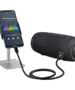 Adaptateur USB C jack 3,5 mm avec convertisseur intégré, vue de face