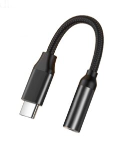Adaptateur USB C jack 3,5 mm en lot de 1, 2 ou 3 pieces, vue de trois quarts