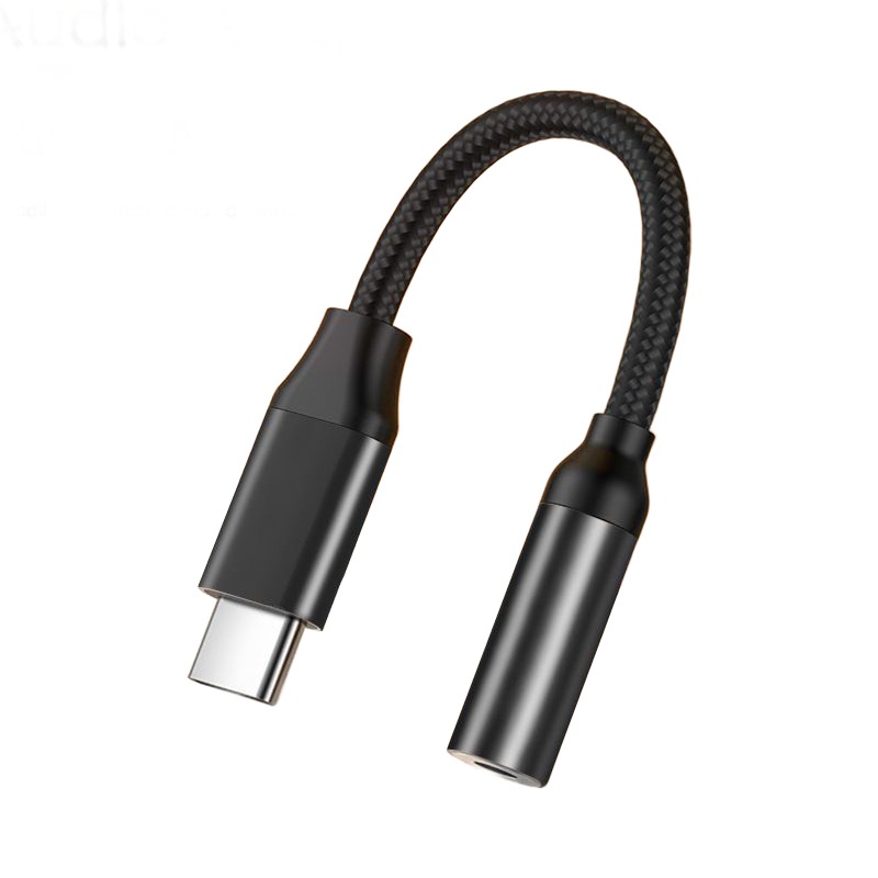 Adaptateur USB C jack 3,5 mm en lot de 1, 2 ou 3 pieces Adaptateur USB C jack 3,5 mm en lot de 1, 2 ou 3 pieces, vue de trois quarts