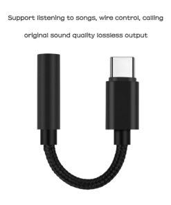 Adaptateur USB C jack 3,5 mm en lot de 1, 2 ou 3 pieces, vue de face