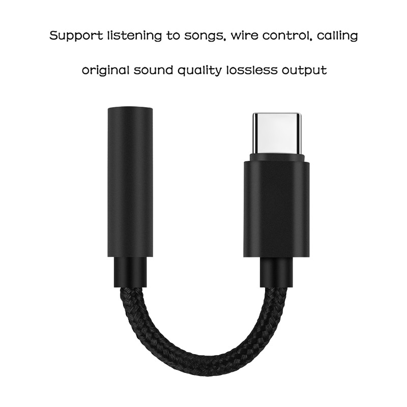 Adaptateur USB C jack 3,5 mm en lot de 1, 2 ou 3 pieces Adaptateur USB C jack 3,5 mm en lot de 1, 2 ou 3 pieces, vue de face