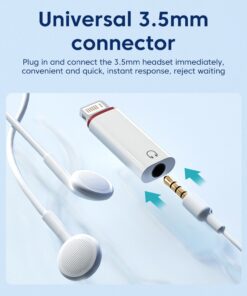 Adaptateur USB C jack 3,5 mm, ou version pour ancien iPhone, detail