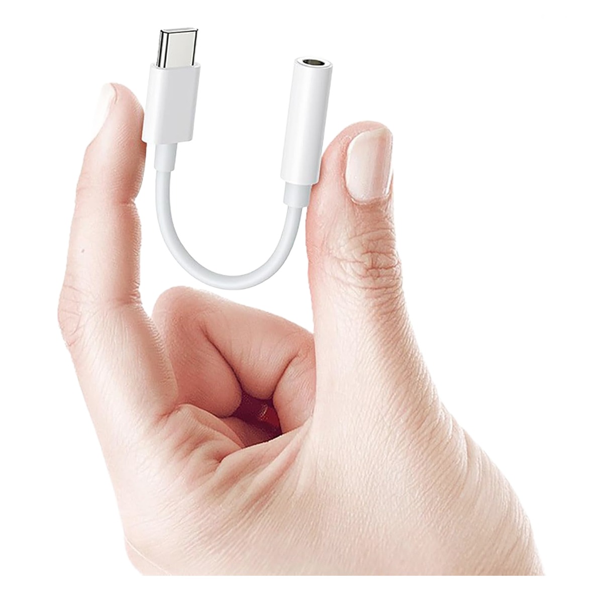 Adaptateur USB c jack 3,5 mm, puce audio intégrée Adaptateur USB c jack 3,5 mm, puce audio intégrée, vue principale