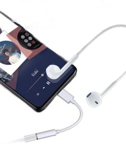 Adaptateur USB c jack 3,5 mm, puce audio intégrée, vue de face