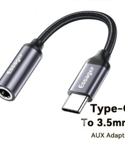 Adaptateur USB c jack audio pour casque filaire, vue principale