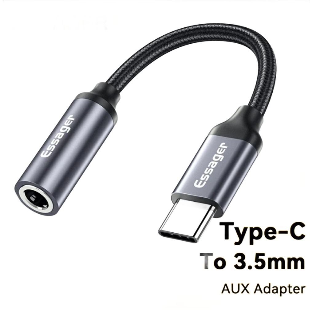 Adaptateur USB c jack audio pour casque filaire Adaptateur USB c jack audio pour casque filaire, vue principale