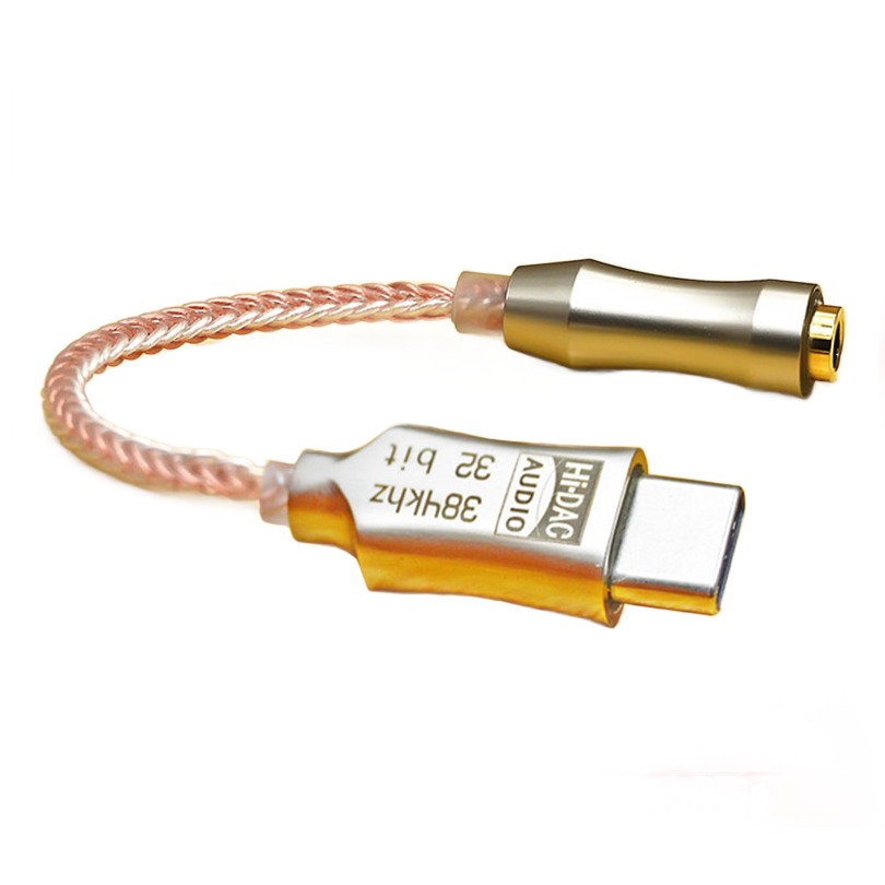 Adaptateur USB C jack avec convertisseur haute resolution Adaptateur USB C jack avec convertisseur haute resolution, vue principale