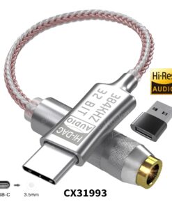 Adaptateur USB C jack avec DAC intégré, amplificateur pour casque, vue principale