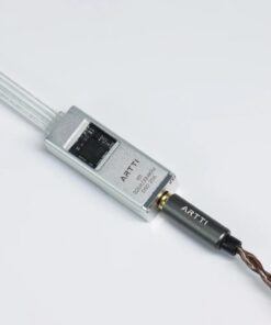 Adaptateur USB C jack, décodeur audio portable, vue de trois quarts
