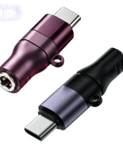 Adaptateur USB C jack mini avec convertisseur numérique intégré, vue principale