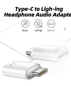Adaptateur USB C jack pour casque filaire de telephone, vue principale