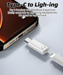 Adaptateur USB C jack pour casque filaire de telephone, vue de face