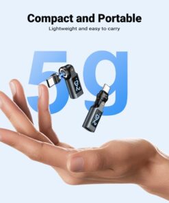 Adaptateur USB-C magnétique 9 broches avec afficheur, vue de face
