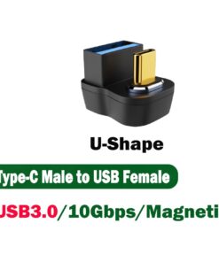 Adaptateur USB-C magnetique detachable en 40 Gbit, vue arriere