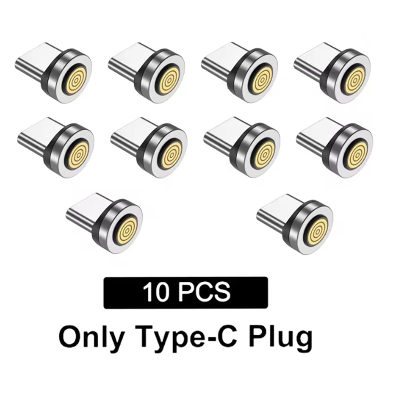 Adaptateur USB-C magnétique en embouts, lot de 10 pièces Adaptateur USB-C magnétique en embouts, lot de 10 pièces, vue de trois quarts