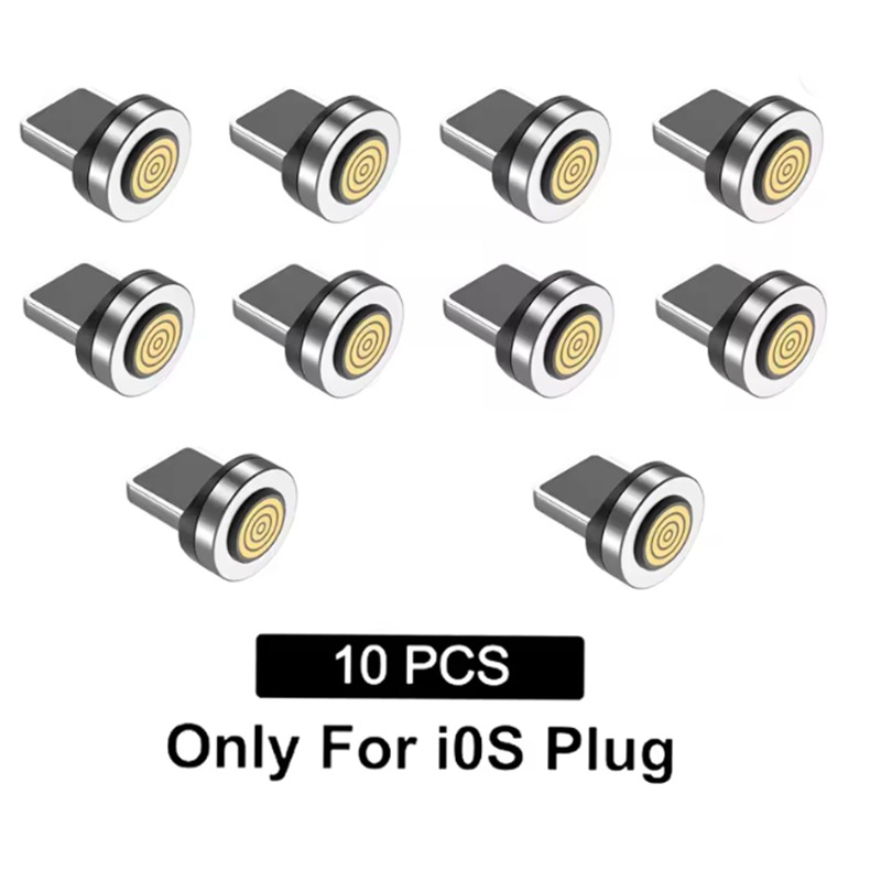 Adaptateur USB-C magnétique en embouts, lot de 10 pièces Adaptateur USB-C magnétique en embouts, lot de 10 pièces, vue de face