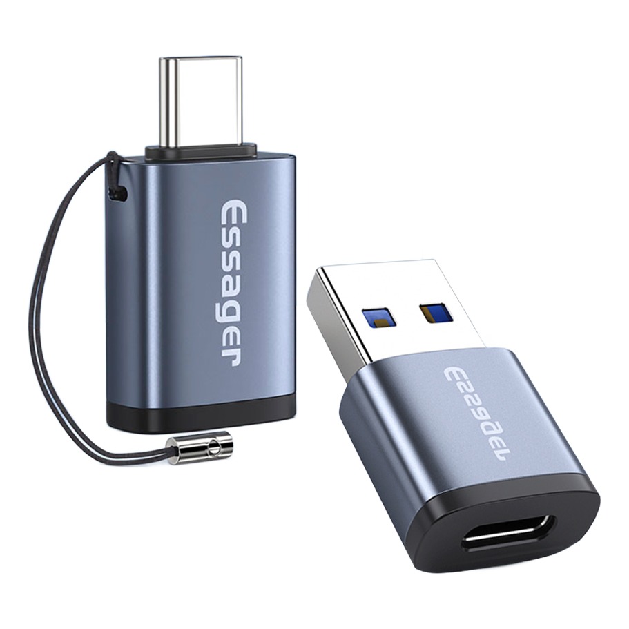 Adaptateur USB C OTG vers USB 3.0, en mâle ou femelle Adaptateur USB C OTG vers USB 3.0, en mâle ou femelle, vue principale