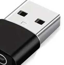 Adaptateur USB-C, pack de 3 Adaptateurs USB-A vers USB-C, Charge Rapide, vue arriere