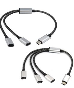Adaptateur USB-C répartiteur, deux ou trois ports, vue principale