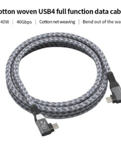 Adaptateur USB-C Thunderbolt coude a 90 degres, vue principale