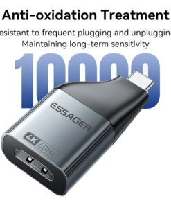 Adaptateur USB-C vers HDMI, DisplayPort ou VGA, detail
