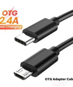 Adaptateur USB-C vers micro USB en câble, trois longueurs, vue principale