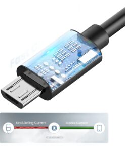 Adaptateur USB-C vers micro USB en câble, trois longueurs, detail