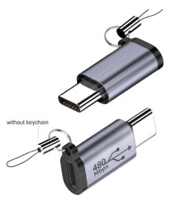 Adaptateur USB-C vers mini USB pour appareil ancien, vue principale