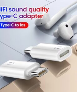 Adaptateur USB-C vers prise Lightning femelle pour écouteurs, vue principale