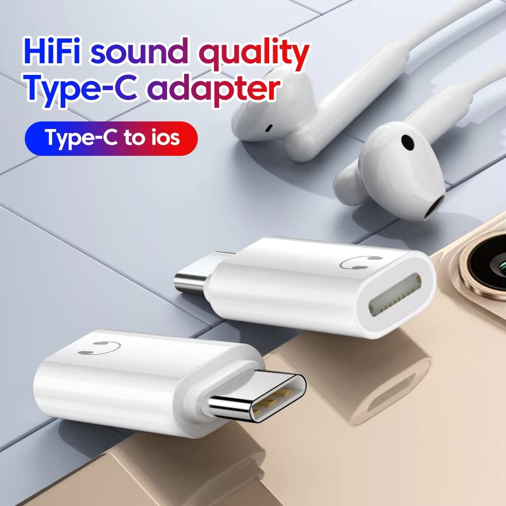 Adaptateur USB-C vers prise Lightning femelle pour écouteurs Adaptateur USB-C vers prise Lightning femelle pour écouteurs, vue principale