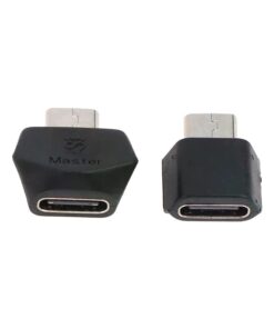 Adaptateur USB-C vers prise micro pour souris sans fil, vue de trois quarts