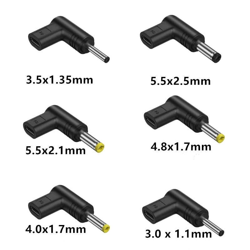 Adaptateur USB-C vers prise ronde, cinq tensions Adaptateur USB-C vers prise ronde, cinq tensions, vue arriere
