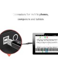 Adaptateur USB-C vers USB-A en aluminium, deux teintes, detail