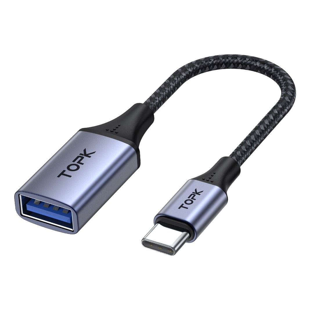 Adaptateur USB-C vers USB A femelle en mode hote Adaptateur USB-C vers USB A femelle en mode hote, vue principale