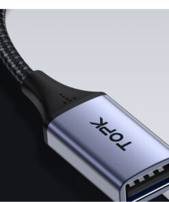Adaptateur USB-C vers USB-A OTG, vue arriere