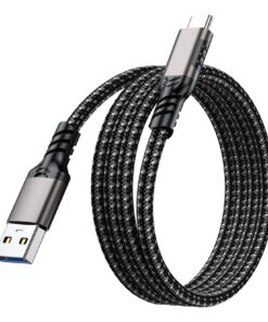 Adaptateur USB-C vers USB-A tressé, 10 Gbit/s et 60 W, vue principale