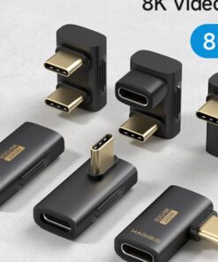 Adaptateur USB-C vers USB-C 90 degres, vue principale