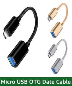Adaptateur USB OTG micro USB mâle vers USB femelle, vue principale