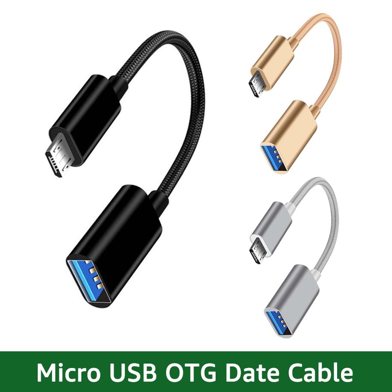 Adaptateur USB OTG micro USB mâle vers USB femelle Adaptateur USB OTG micro USB mâle vers USB femelle, vue principale