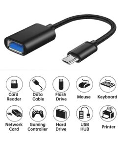 Adaptateur USB OTG micro USB mâle vers USB femelle, detail