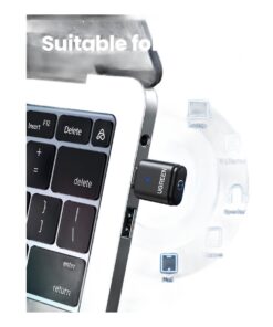 Adaptateur USB USB c, adaptateur USB bluetooth emetteur audio sans fil, vue de face